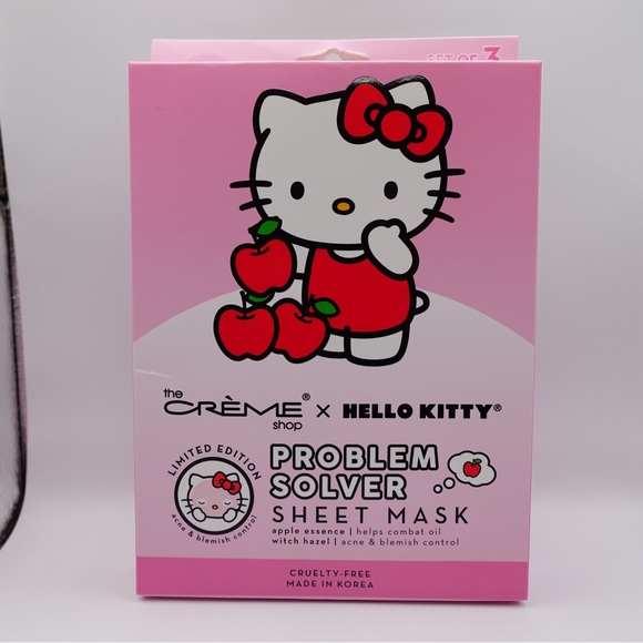 The Creme Shop x Hello Kitty Ready Set Glow Limited Edition Face Mask Sheet 3 - Picture 1 of 5